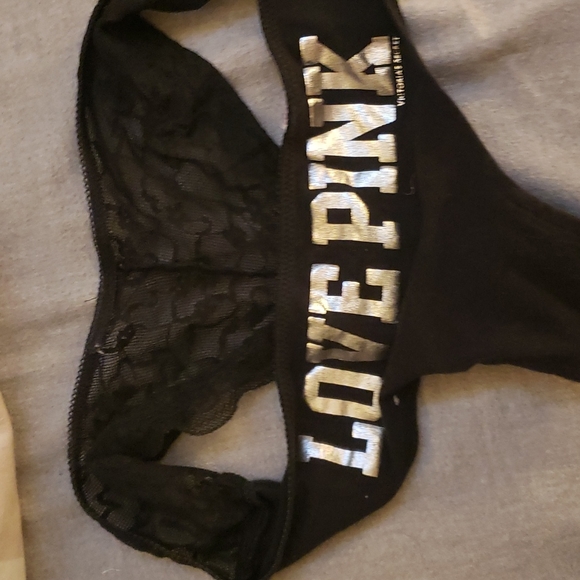 2000s vintage Victoria's Secret PINK  lace back hipster. - Picture 4 of 4